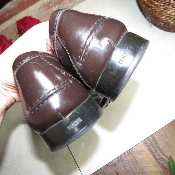 Tods dark brown penny loafers - Picture 2 of 7